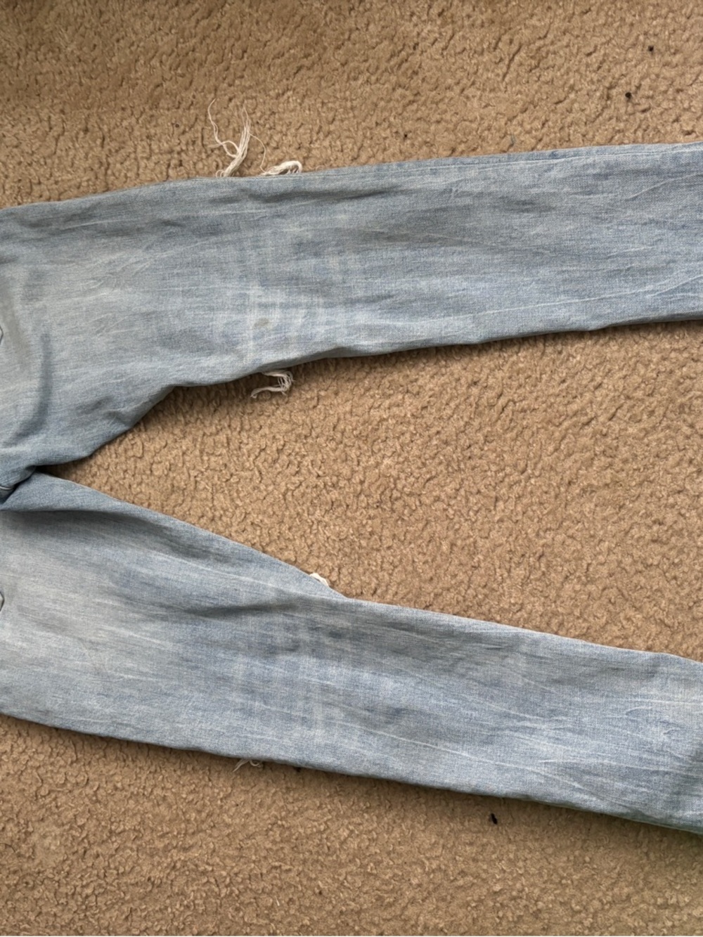 Men's Skinny Light Blue Denim Jeans